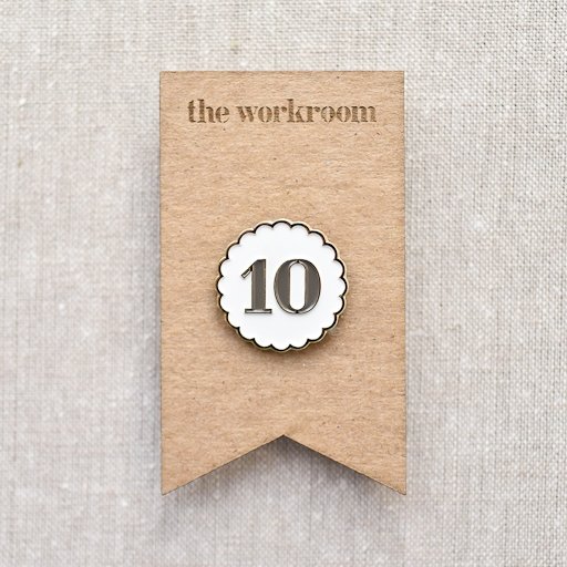 the workroom : 10 Year Enamel Pin - the workroom