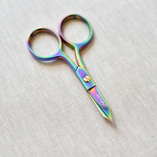 Tula Pink : Hardware Collection : Large Ring Micro-Tip Scissors : 4” Right-Handed - the workroom