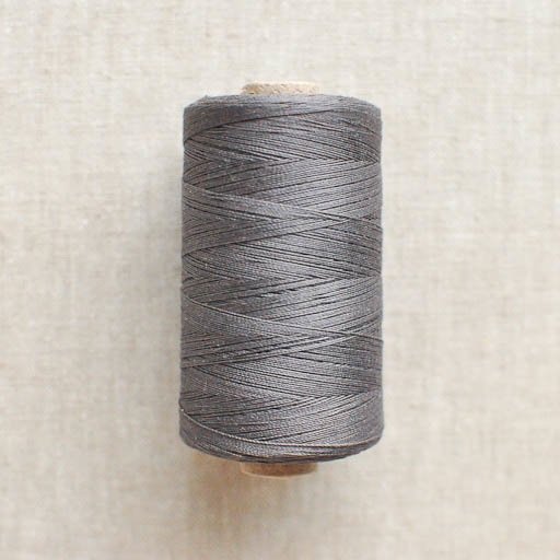 Valdani Spool : 2 - Charcoal : Solid Cotton Thread : 35wt : 1000m - the workroom