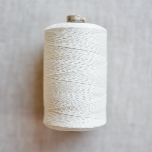 Valdani Spool : 4 - Ivory : Solid Cotton Thread : 35wt : 1000m - the workroom