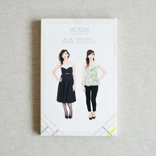 Victory Patterns : Ava Top & Dress Pattern - the workroom