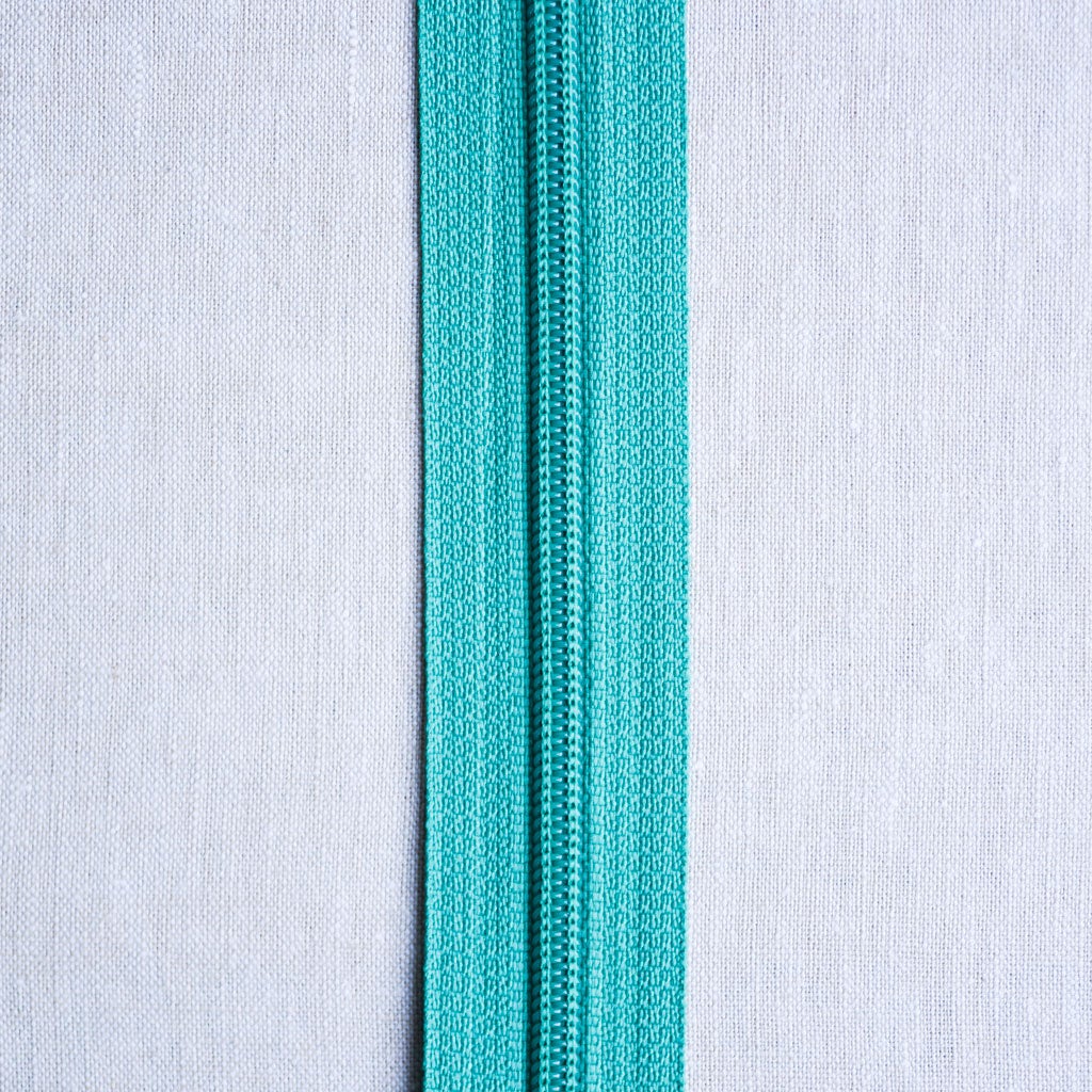 YKK : Zipper Tape : No. 5 Clover Green : by the metre - the workroom