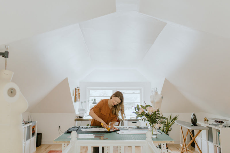 The Person Behind Capstone Pattern Co. – the workroom