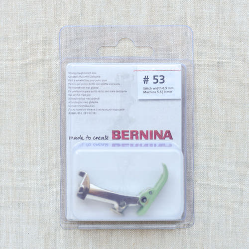 A Bit About the Bernina Straight Stitch Foot with Non-Stick Sole #53