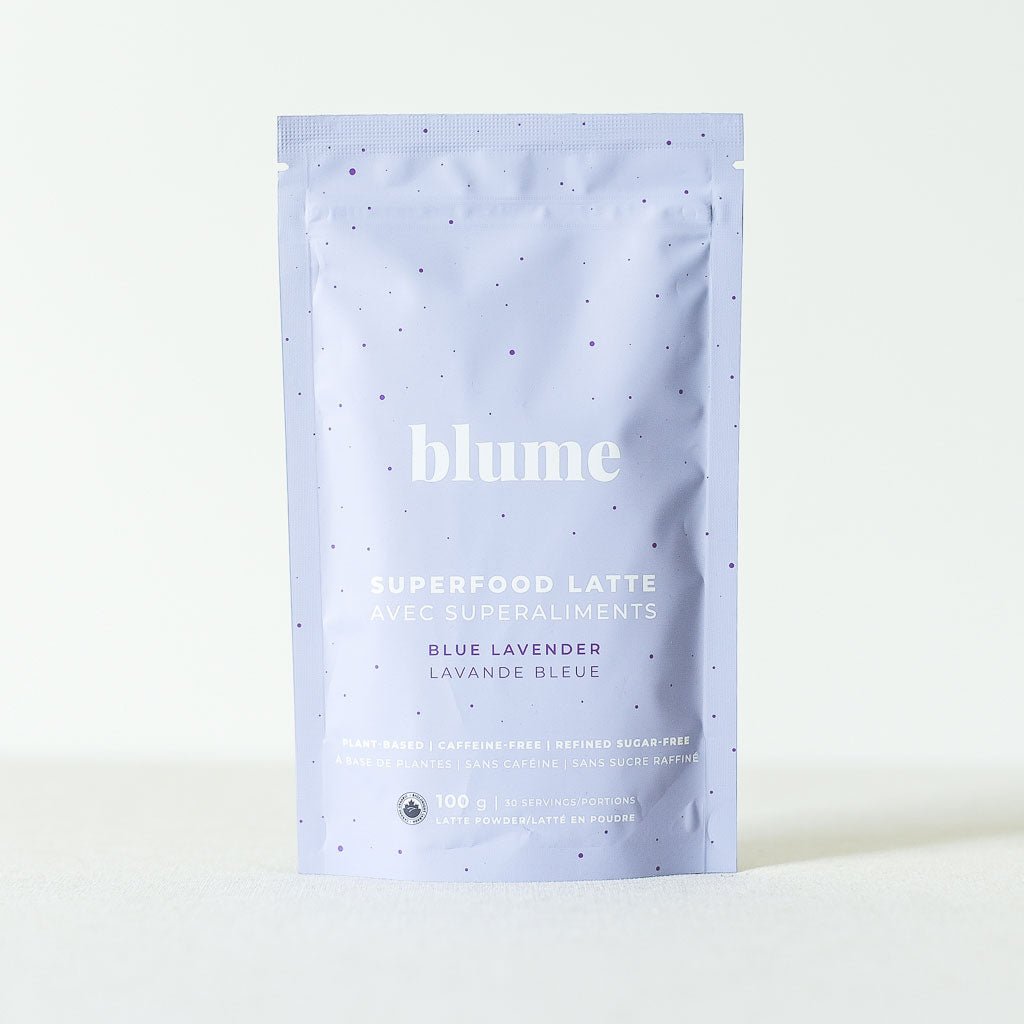 Blume : Latte : Blue Lavender : 100g/30 Servings - the workroom