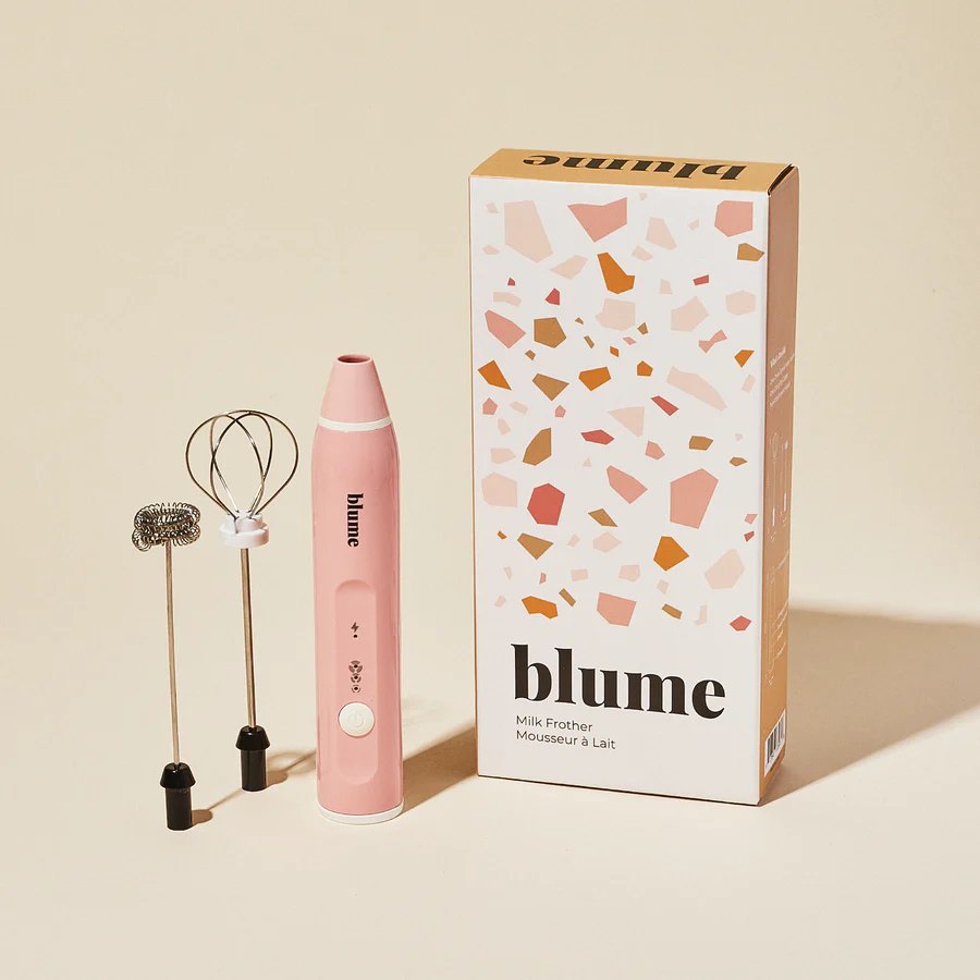 Blume : Milk Frother : Pink - the workroom