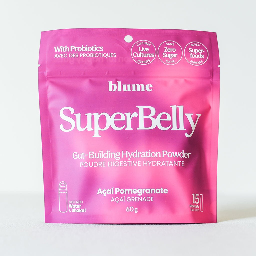 Blume : Super Belly : Acai Pomegranate : 60g/15 Servings - the workroom