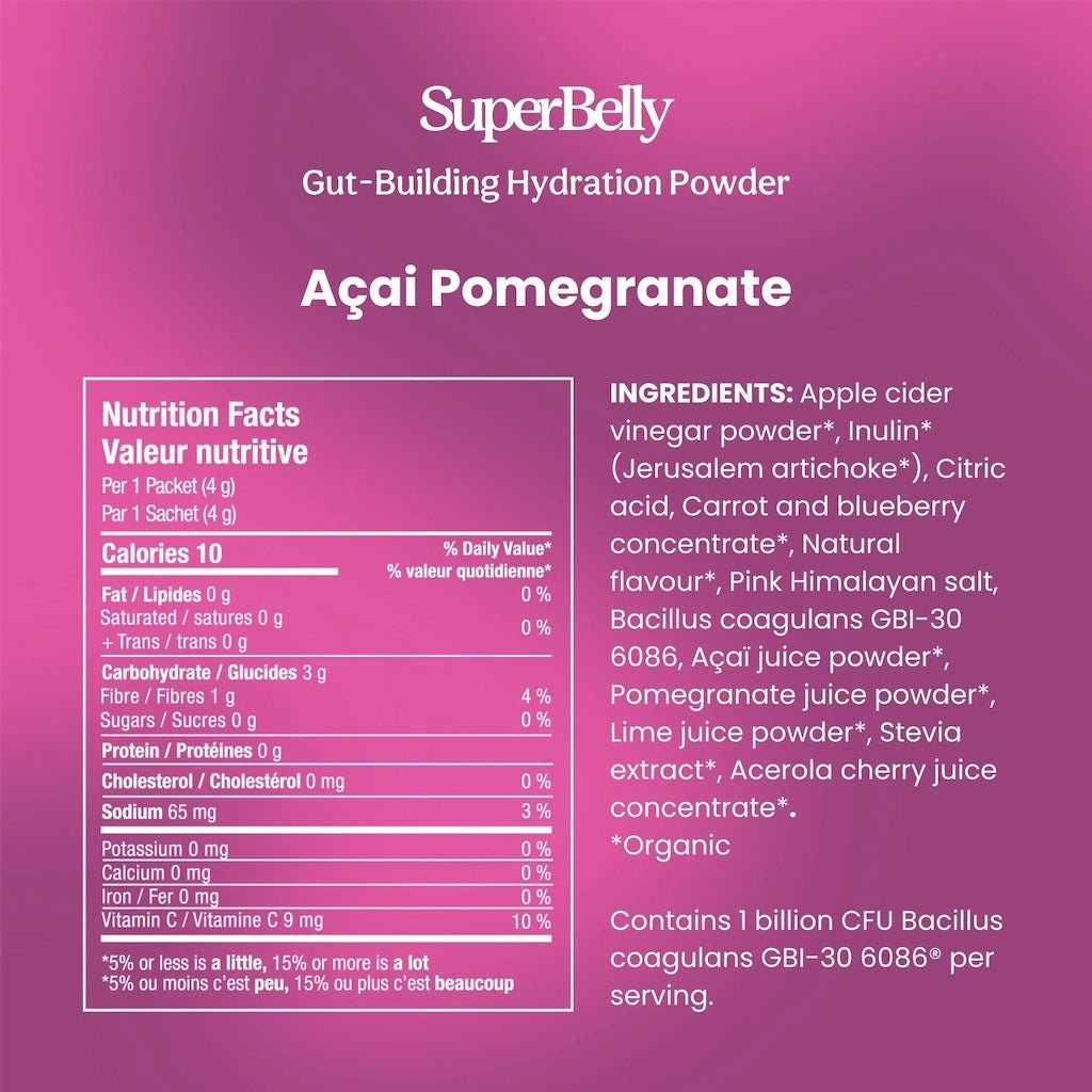 Blume : Super Belly : Acai Pomegranate : 60g/15 Servings - the workroom