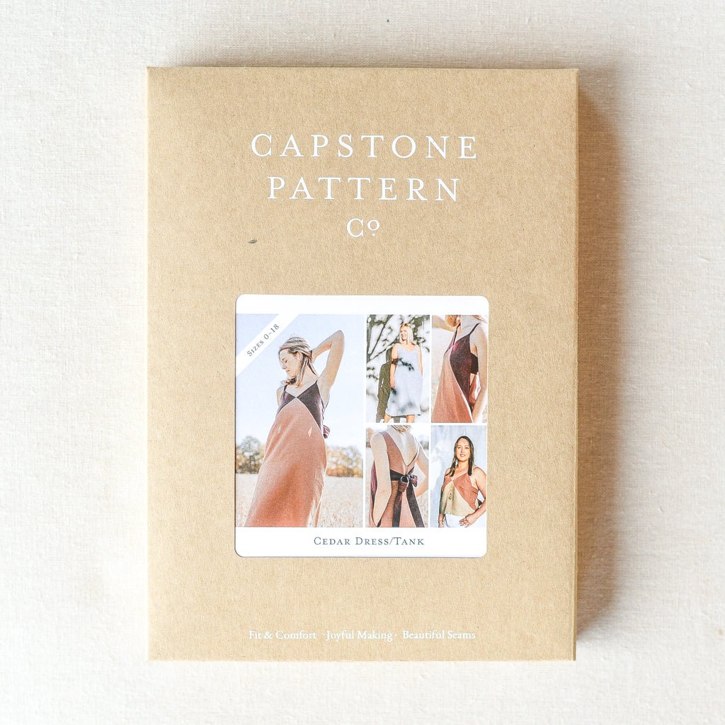 Capstone Pattern Co. : Cedar Top & Dress Pattern – the workroom