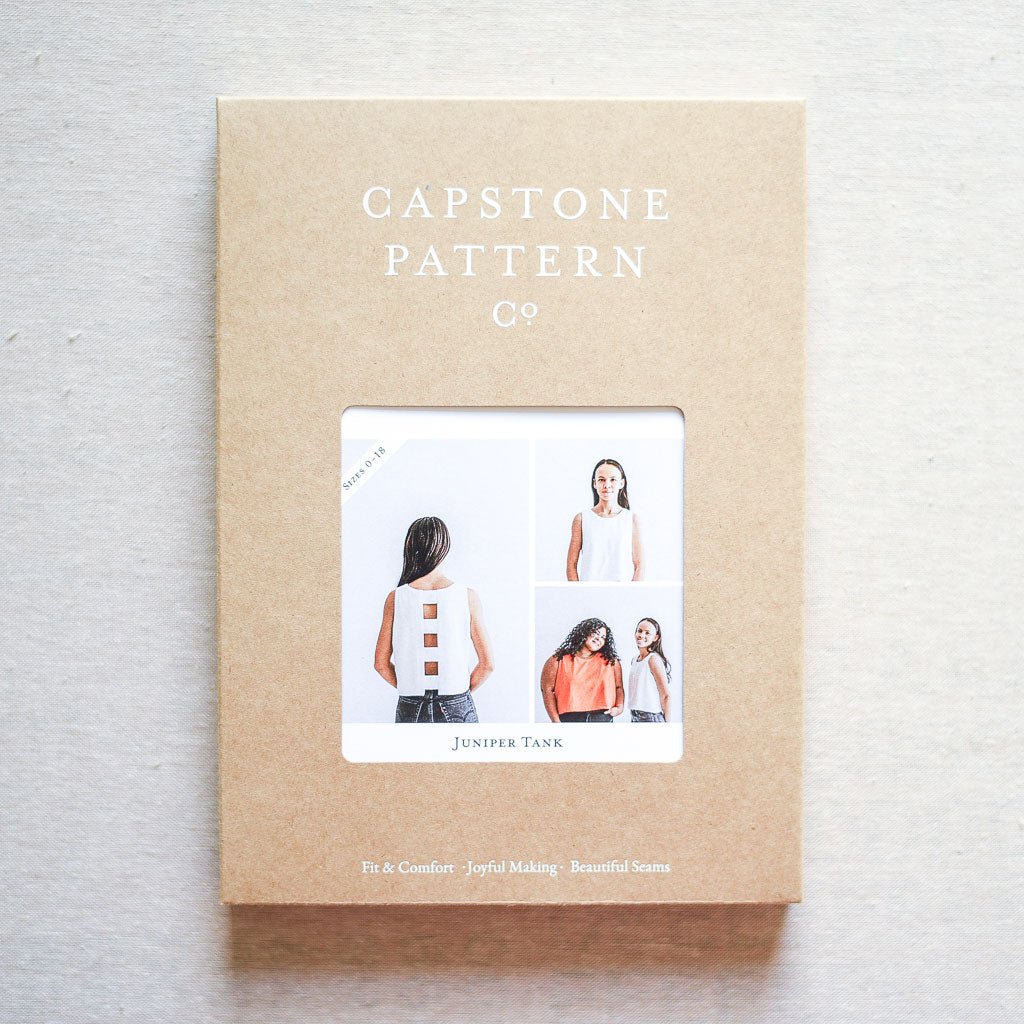 Capstone Pattern Co. : Juniper Tank Top Pattern – the workroom