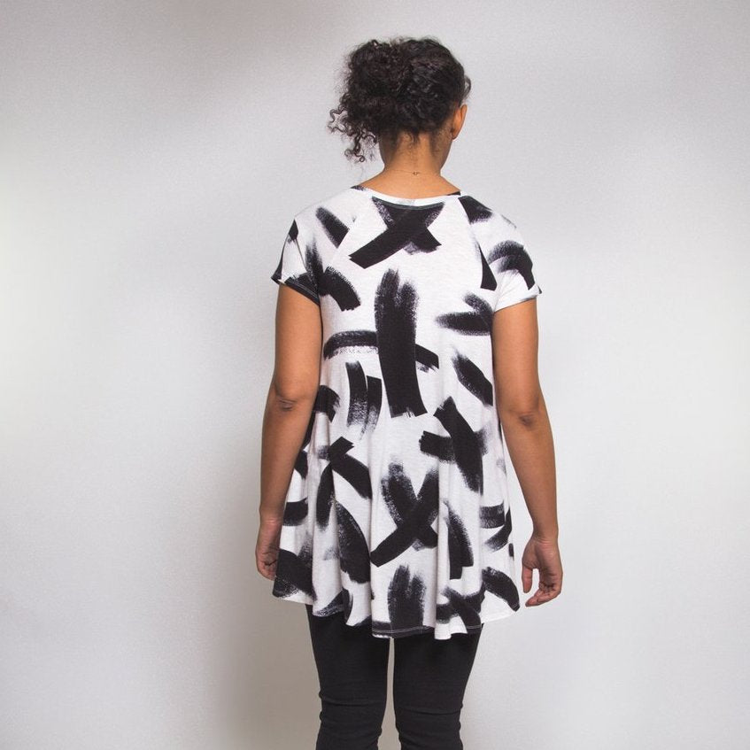 Closet Core Patterns : Ebony Knit Dress & T-Shirt Pattern - the workroom