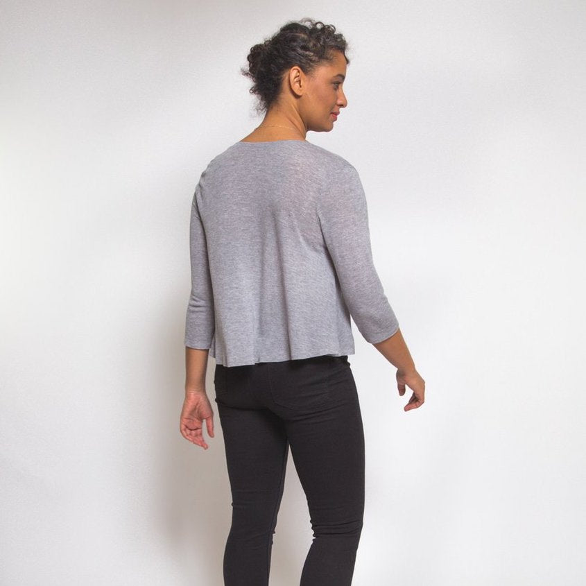 Closet Core Patterns : Ebony Knit Dress & T-Shirt Pattern - the workroom