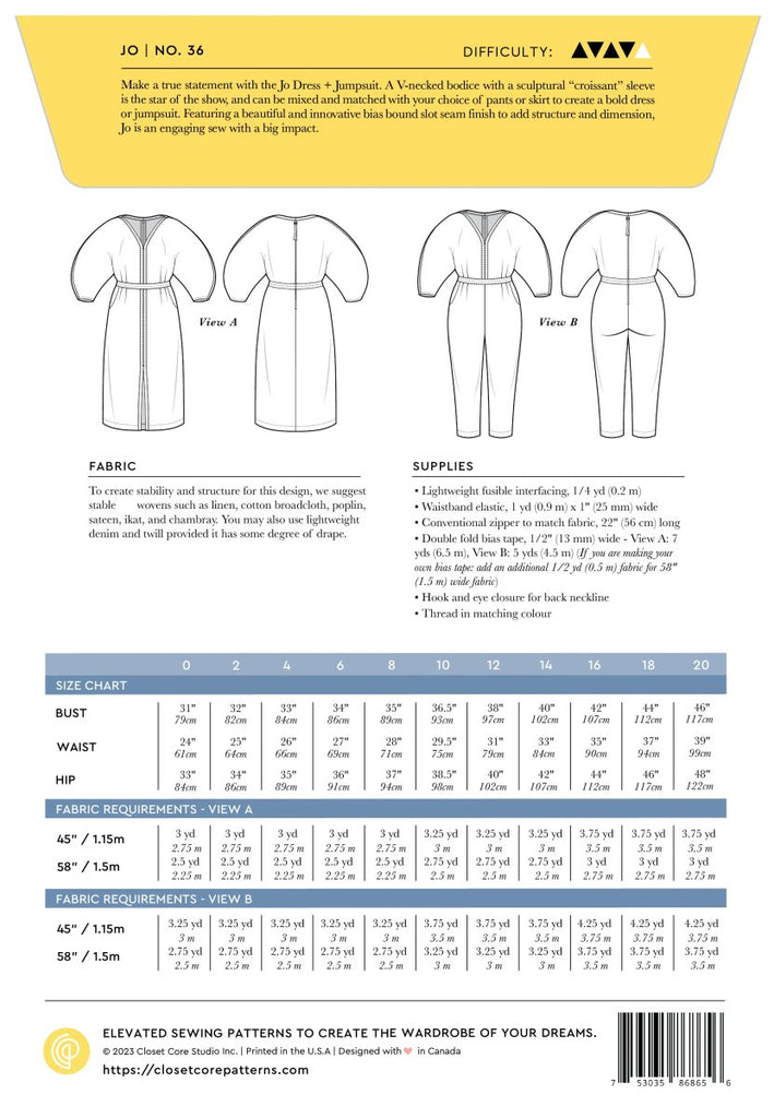 Closet Core Patterns : Jo Dress & Jumpsuit Pattern - the workroom