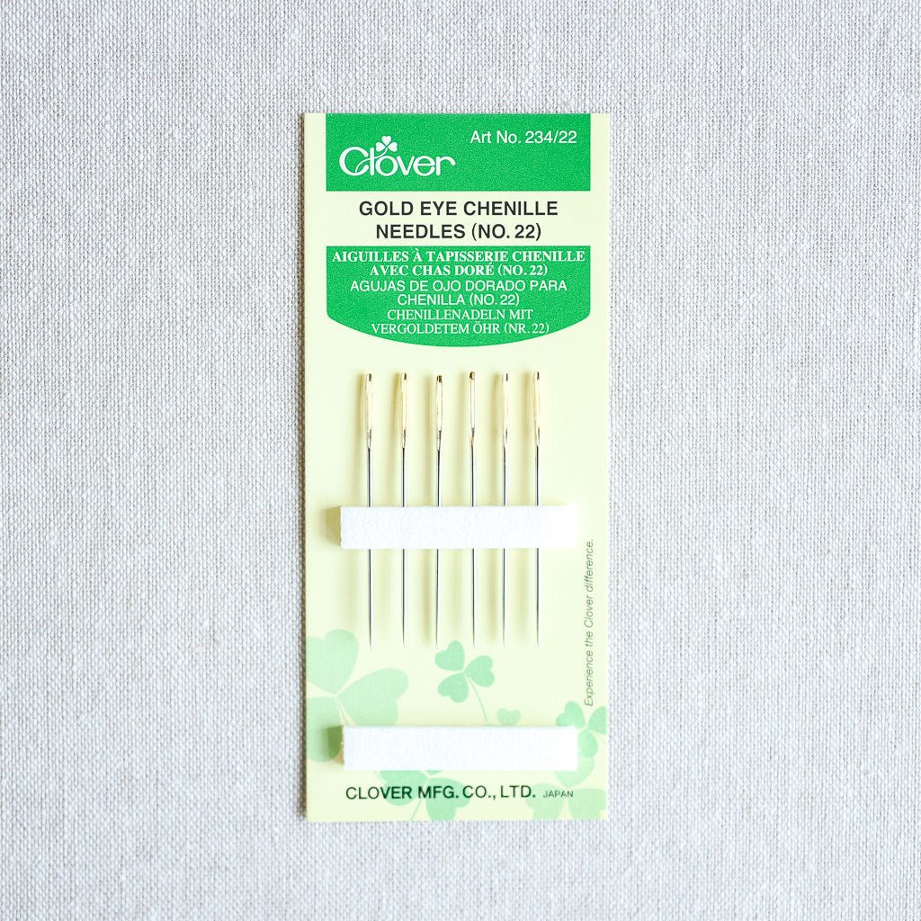 Clover : Gold Eye Chenille Needles - the workroom
