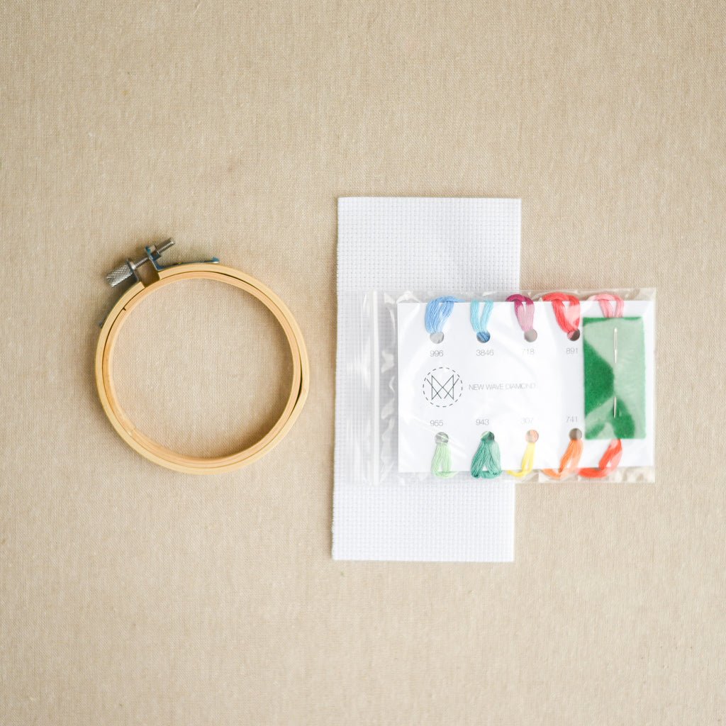 Diana Watters : New Wave Diamond Cross Stitch Kit - the workroom