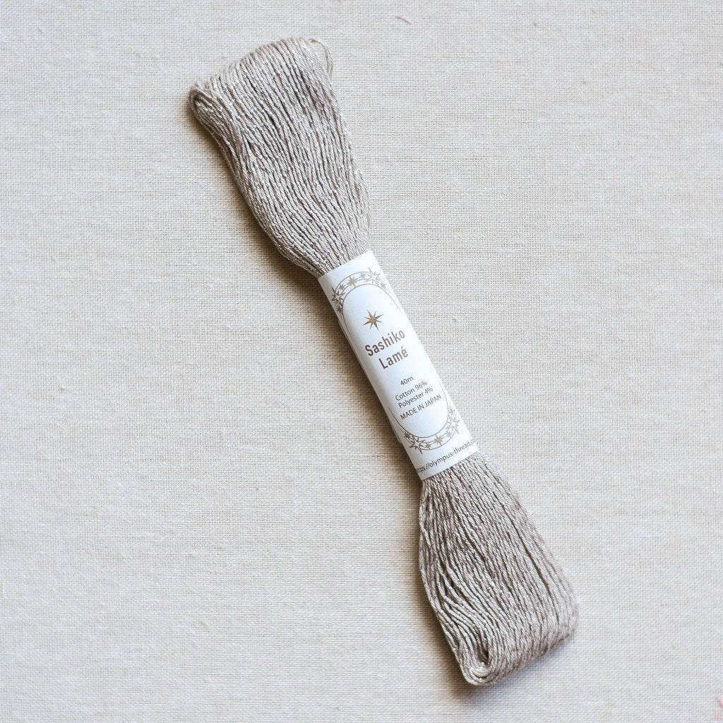 Emma Creations : Sashiko Thread : Lamé Colourways 40m - the workroom