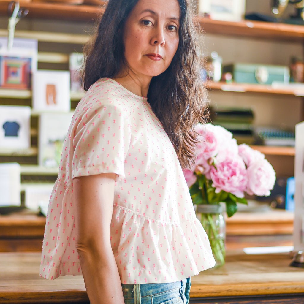 Florence Top : Virtual Workshop : Starts Saturday February 7, 11am - 2pm for 3 weeks - the workroom