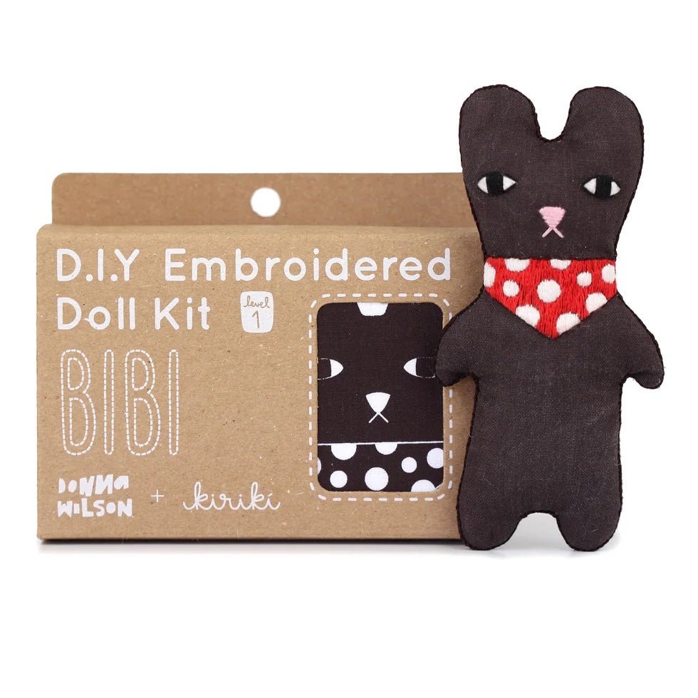 Kiriki Press & Donna Wilson : DIY Embroidered Doll Kit : Bibi : Limited Edition - the workroom