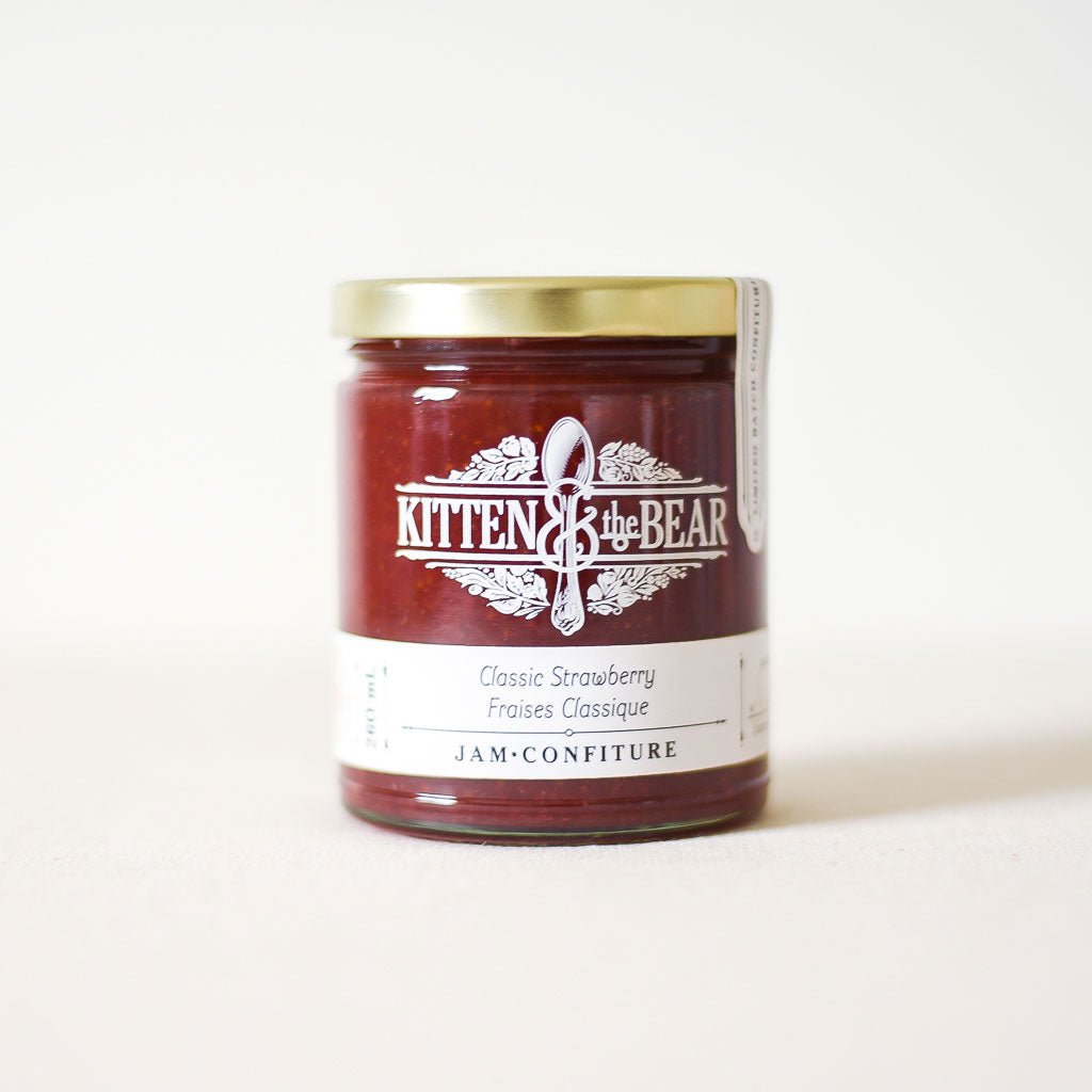 Kitten & the Bear : Classic Strawberry Jam : 260ml - the workroom