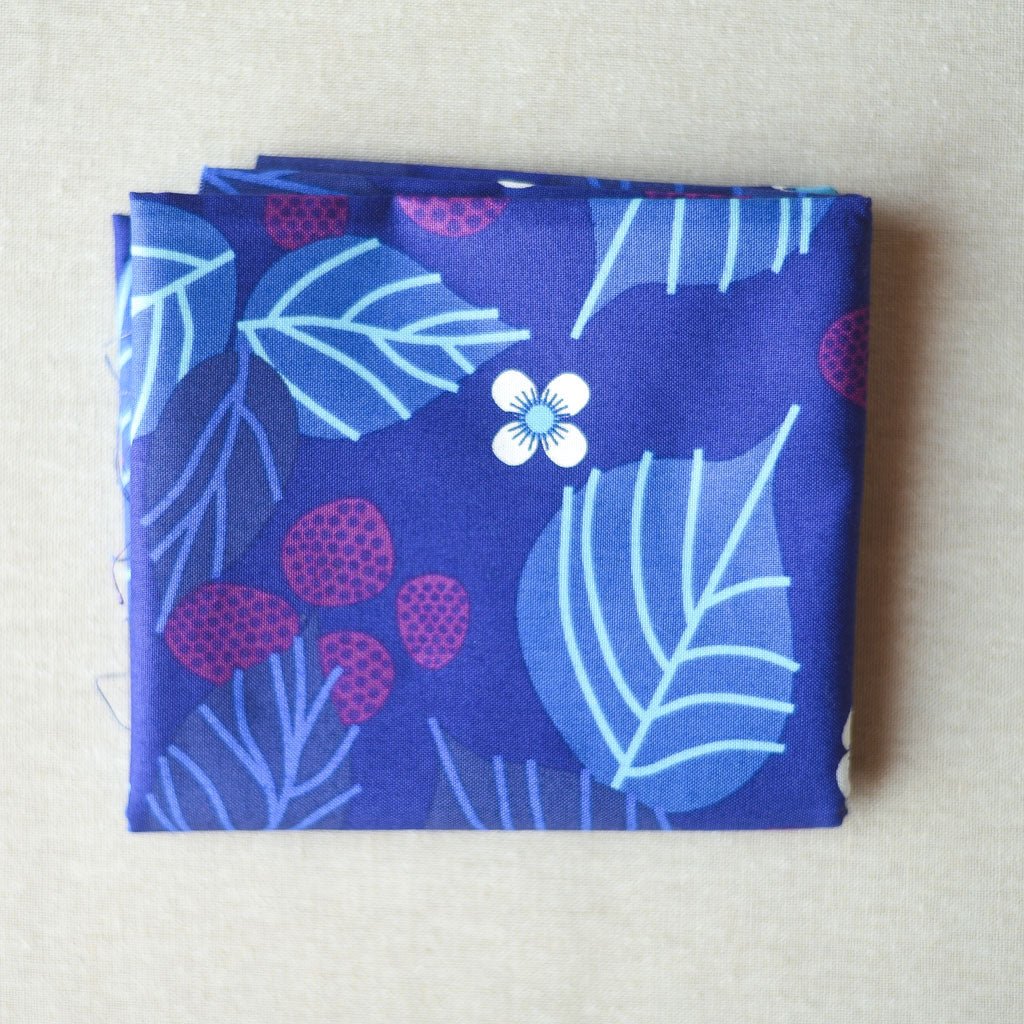 Lizzy House : Hello Pilgrim : Blue Leaves and Berries - the workroom