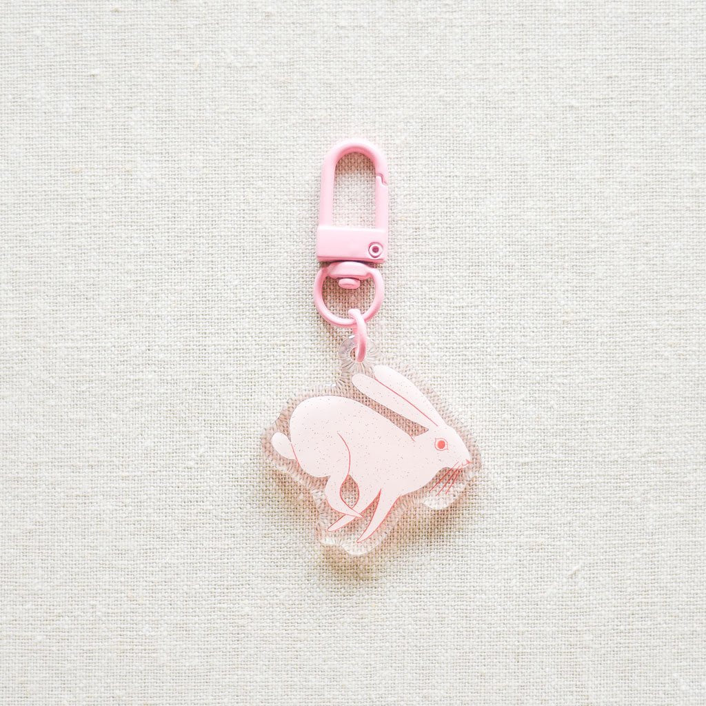 Lizzy House : Limited Edition Zipper Charm : Bunny - the workroom