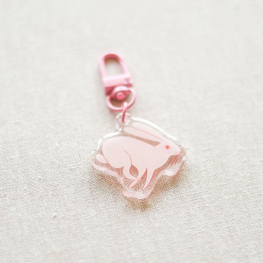 Lizzy House : Limited Edition Zipper Charm : Bunny - the workroom