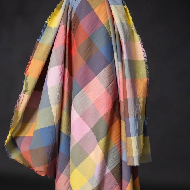 Merchant & Mills : Bilberry Watercolour Cotton Check - the workroom