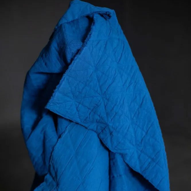 Merchant & Mills : Blue Pop Jacquard Cotton - the workroom