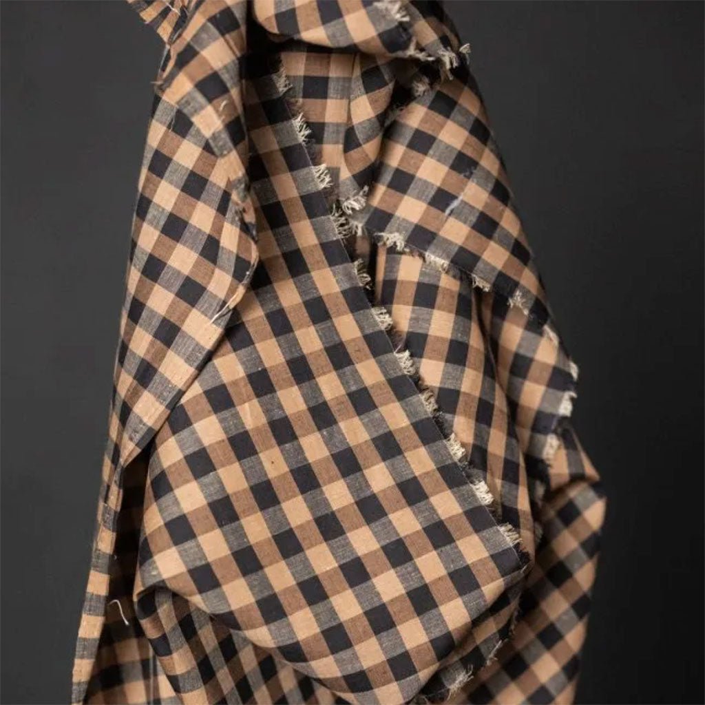 Merchant & Mills : Irish Coffee Cotton/Linen Gingham - the workroom