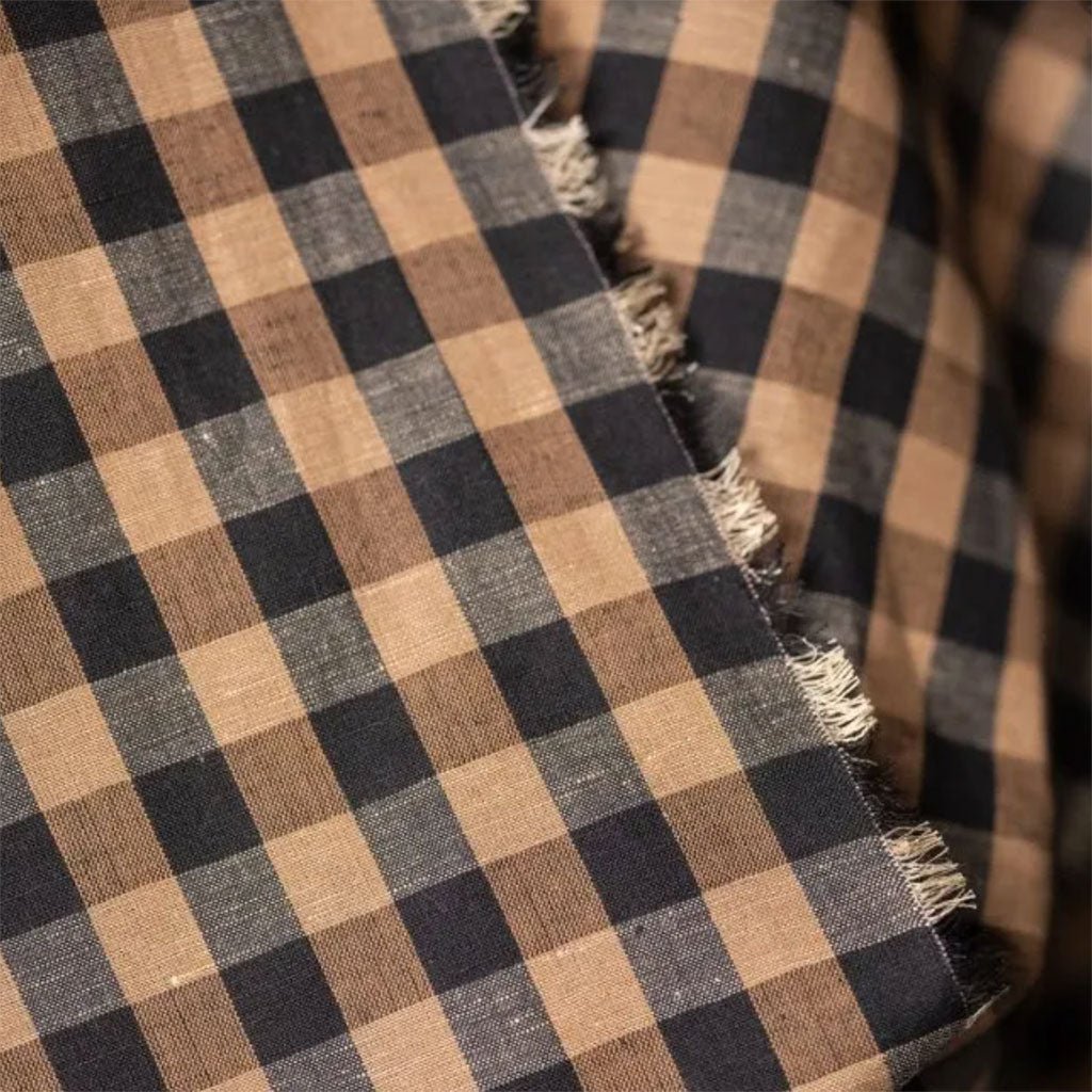 Merchant & Mills : Irish Coffee Cotton/Linen Gingham - the workroom