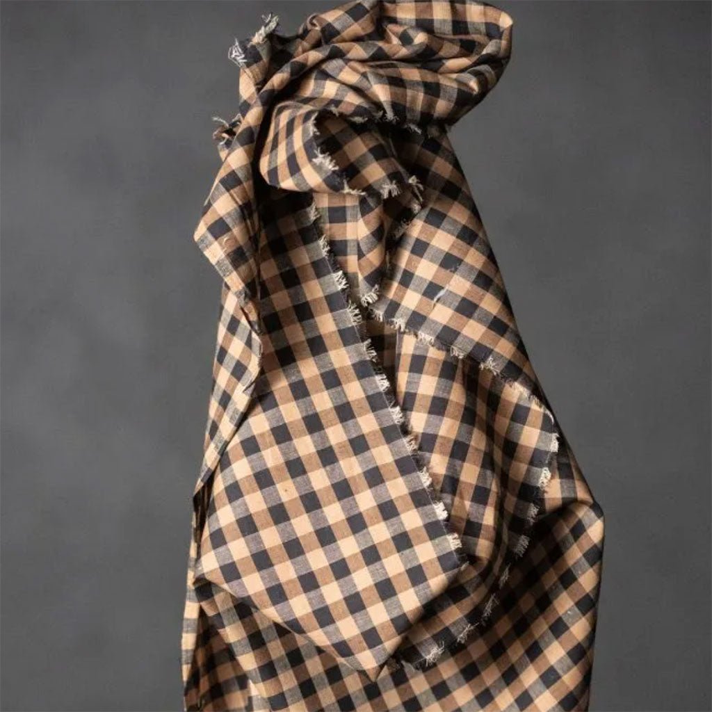 Merchant & Mills : Irish Coffee Cotton/Linen Gingham - the workroom