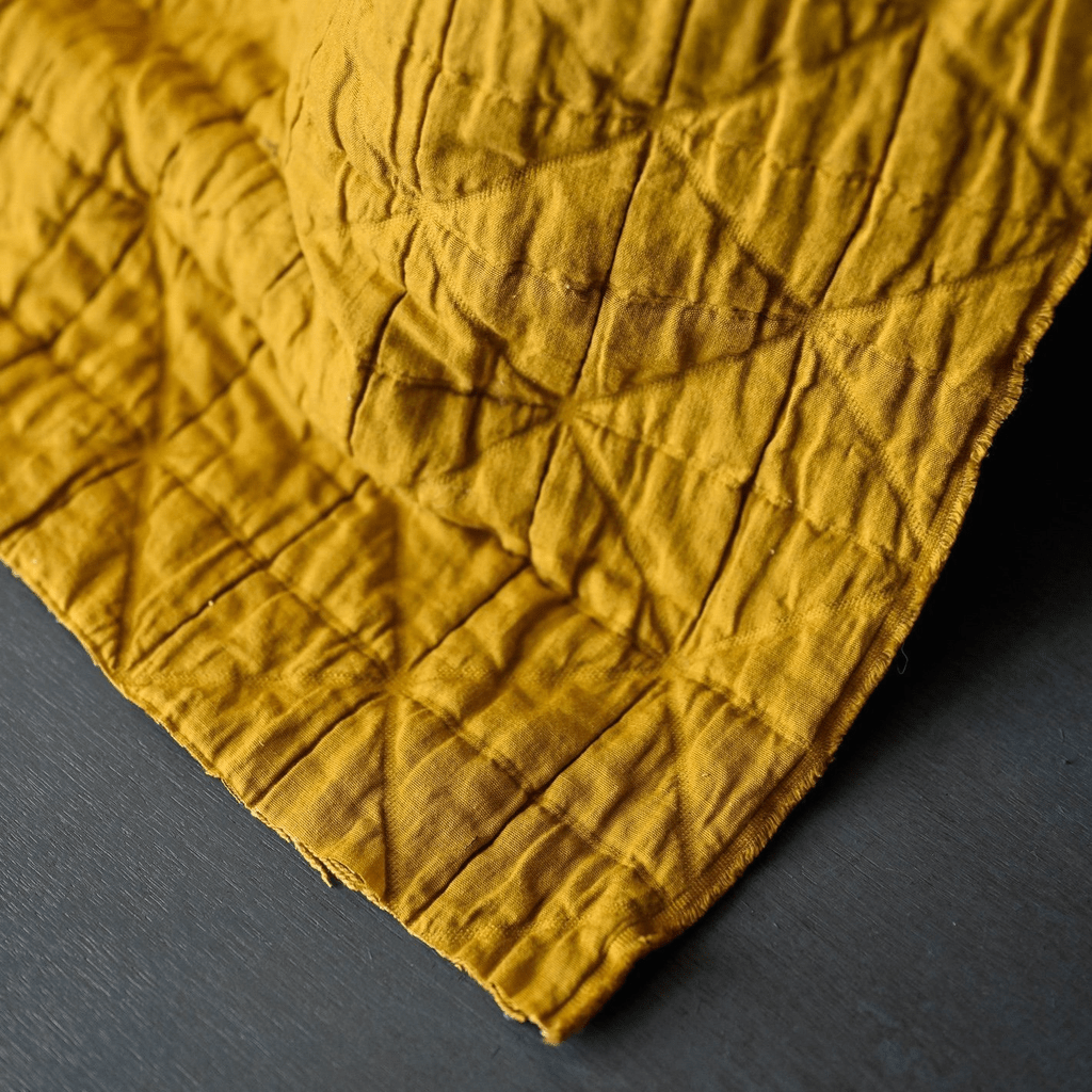 Merchant & Mills : Laine Mustard Jacquard Cotton - the workroom