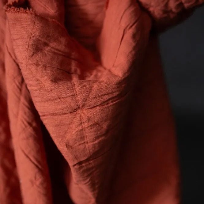 Merchant & Mills : Orange Spritz Jacquard Cotton - the workroom