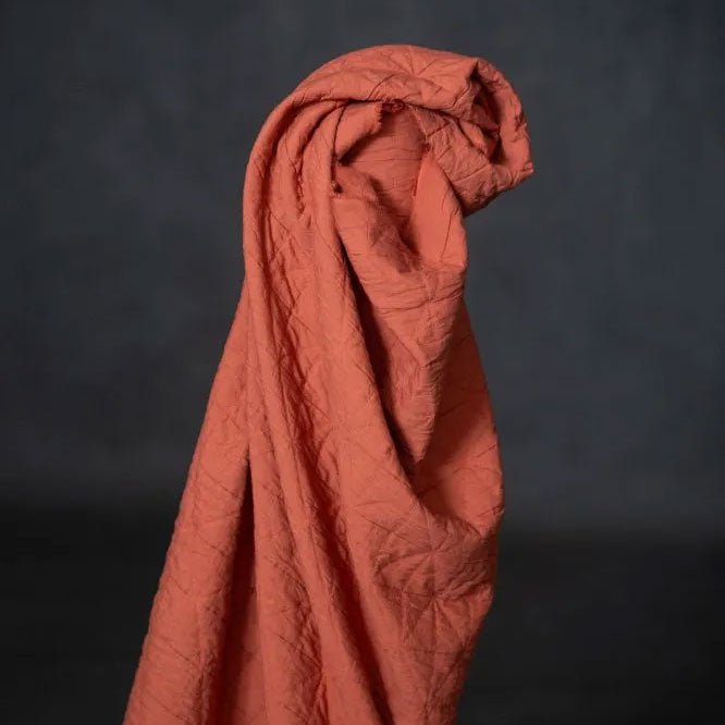 Merchant & Mills : Orange Spritz Jacquard Cotton - the workroom