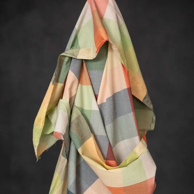 Merchant & Mills : Pixel Watercolour Cotton Check - the workroom