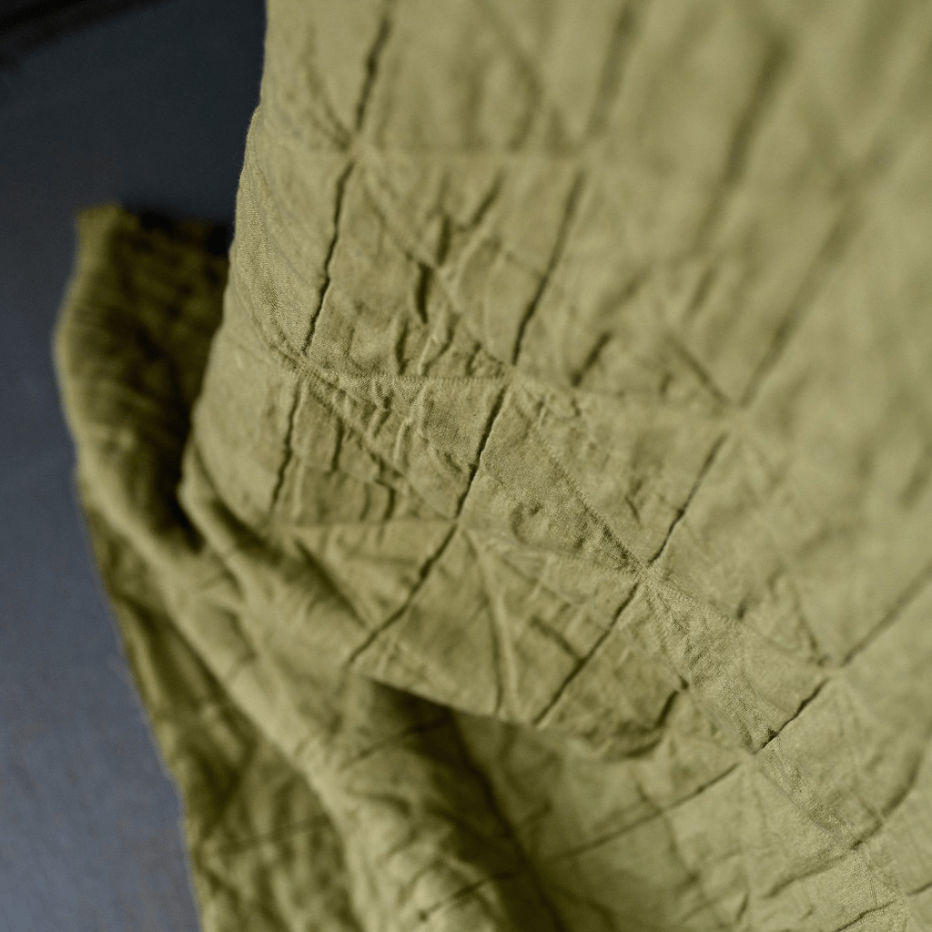 Merchant & Mills : Rushes Green Jacquard Cotton - the workroom