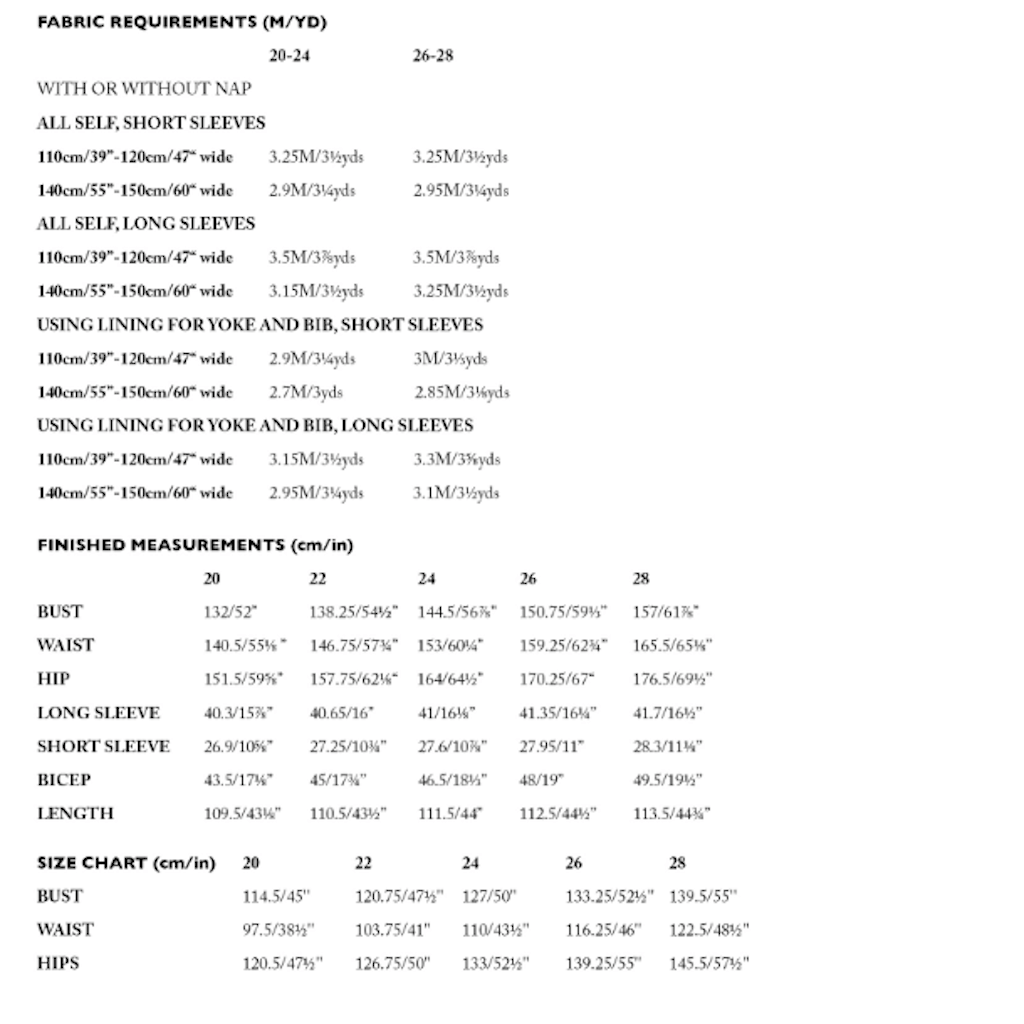 Merchant & Mills : The Dress Shirt Pattern PDF - the workroom