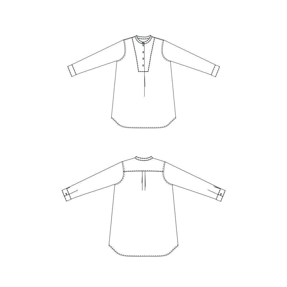 Merchant & Mills : The Niven Shirt - Dress Pattern - the workroom