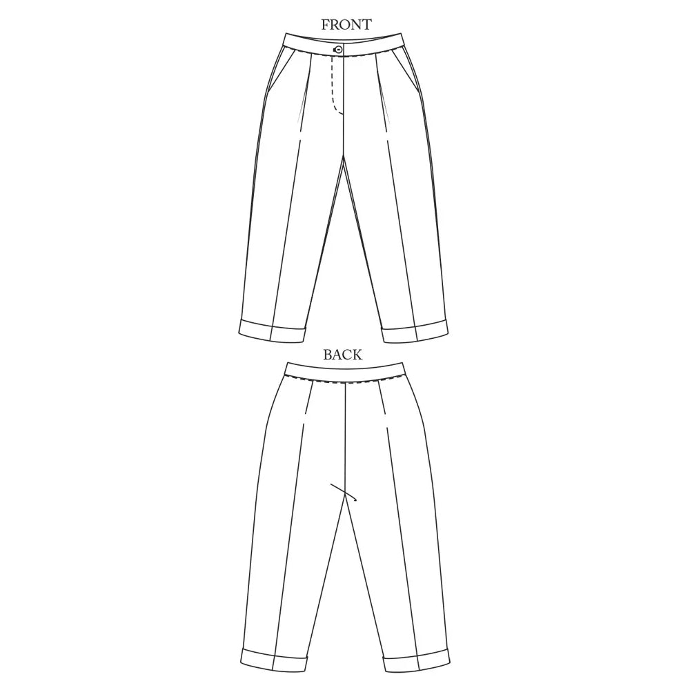 Merchant & Mills : The Pegs Pant Pattern - the workroom