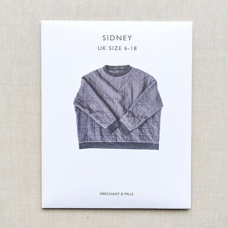 Merchant & Mills : The Sidney Sweatshirt Pattern UK 6 - 18 - the workroom