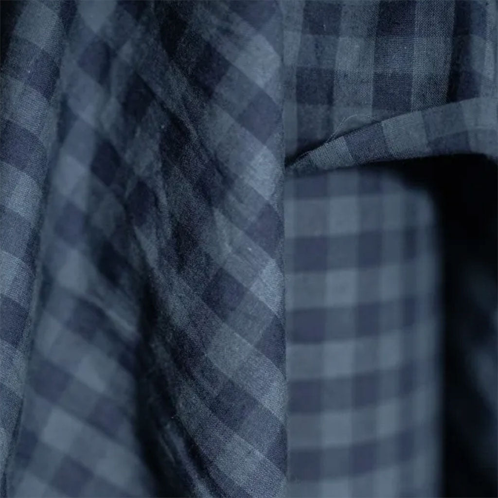 Merchant & Mills : Uniform Blues Organic Cotton/Linen Gingham - the workroom