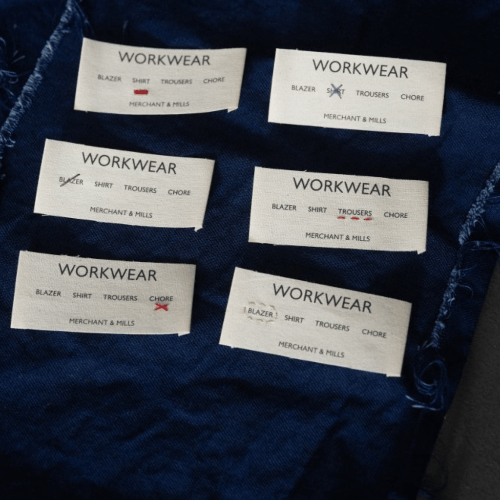Merchant & Mills : Workwear Sew In Label Set – the workroom