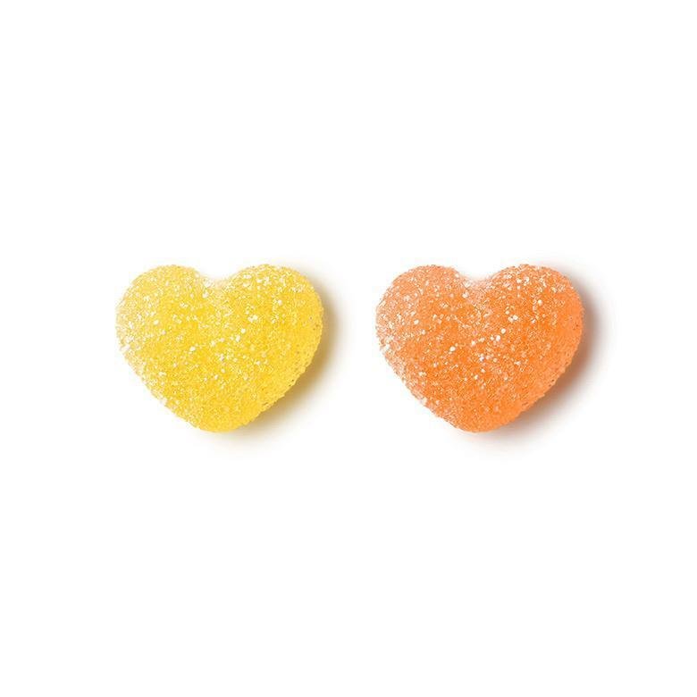 Squish : Vegan Sour Peach Hearts : 120g - the workroom