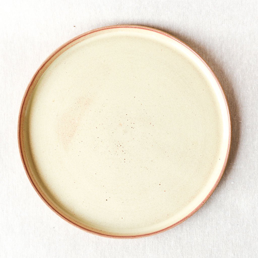 Steingut Pottery : Cream Plate #1 - the workroom