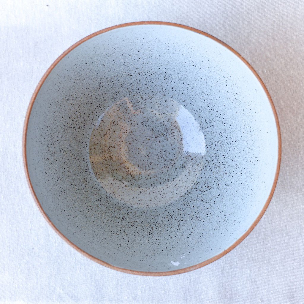 Steingut Pottery : Matte Black & Speckled Sage Green Bowl : #1 - the workroom