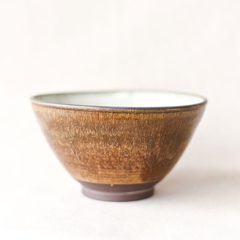 Steingut Pottery : Wood Ash & Speckled White Cereal Bowl - the workroom