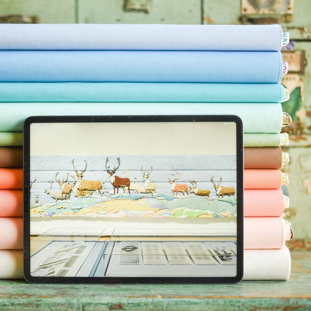 the workroom : Alexis' Solids Bundle : Joyce's Caribou - the workroom