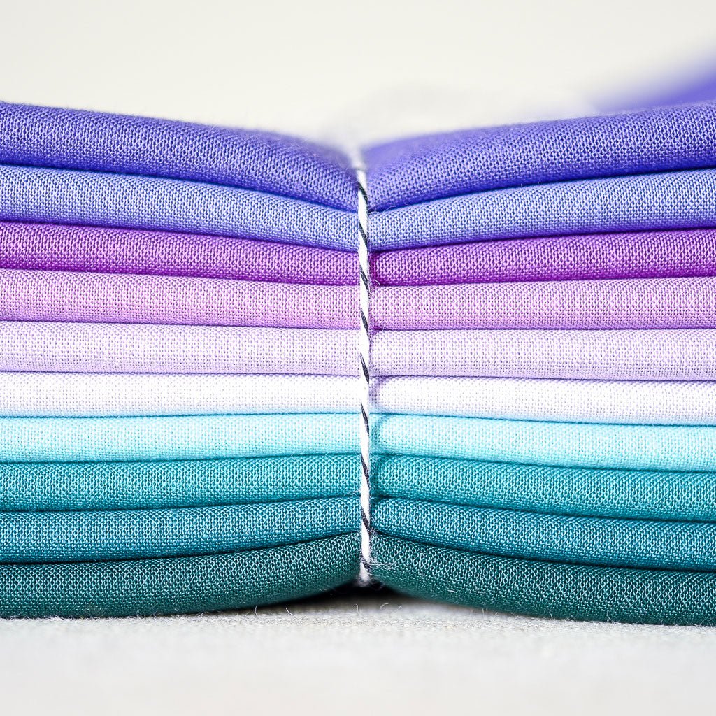 the workroom : Fern's Solids Bundle : Lilac Sunday : 10 fat quarters - the workroom