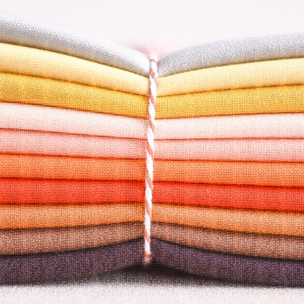 the workroom : Johanna's Solids Bundle : Sunkissed Surf Shack - the workroom