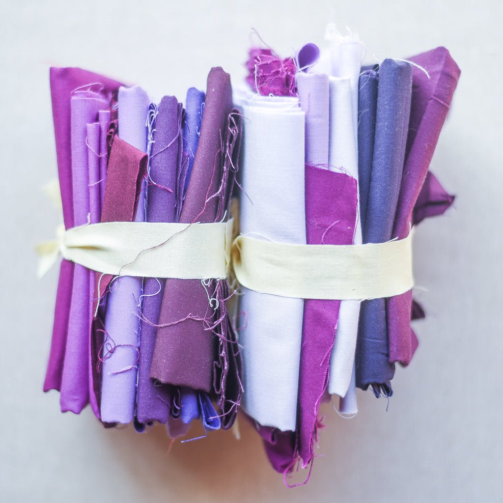 the workroom : Scrap Bundle : Kona Solids : 500 grams - the workroom